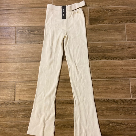 NWT Motel Rocks White Kharisma Trousers - Picture 5 of 7